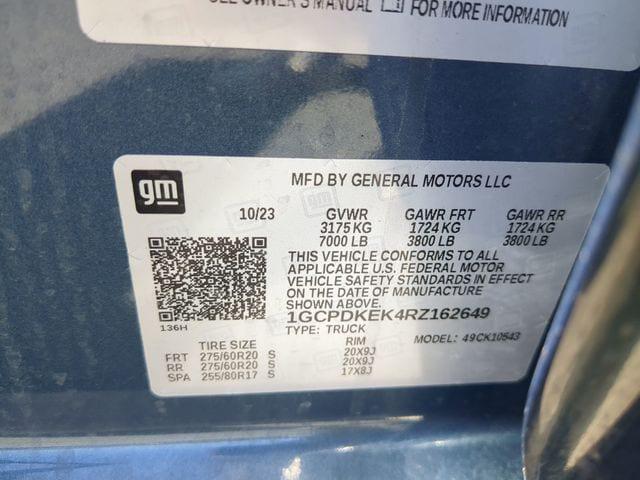 2024 Chevrolet Silverado 1500 4WD Crew Cab Short Bed LT with 2FL