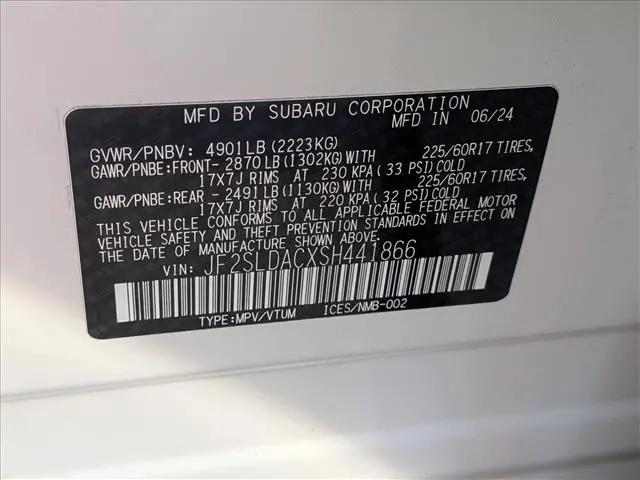 2025 Subaru Forester Base