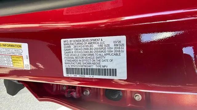 2026 Honda Pilot Sport