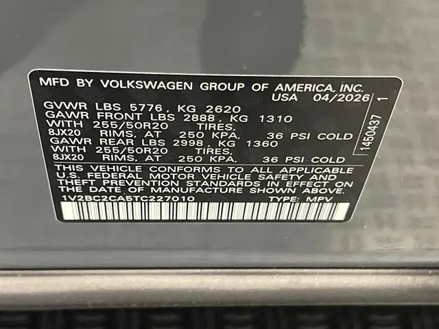 2026 Volkswagen Atlas Cross Sport SEL