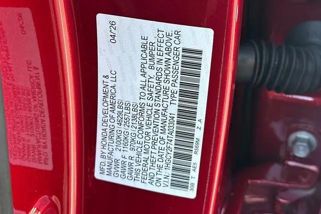 2026 Honda Accord Sedan Sport-L