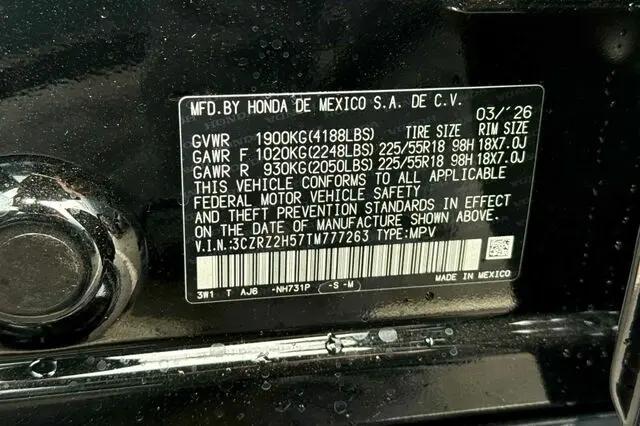 2026 Honda HR-V AWD Sport