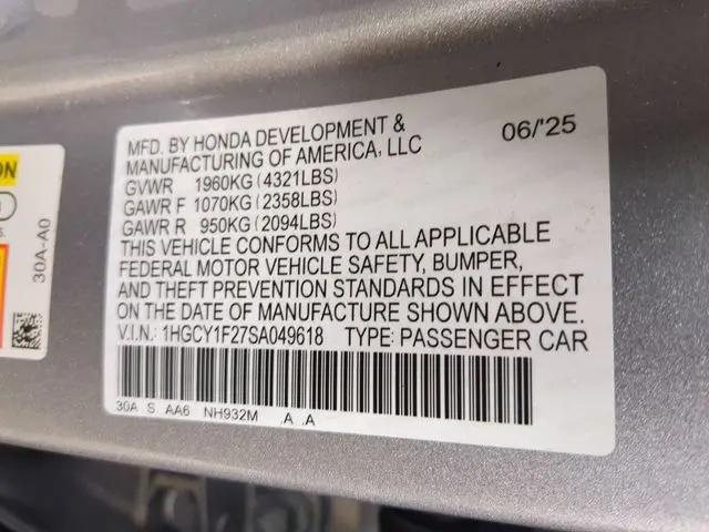 2025 Honda Accord Sedan LX