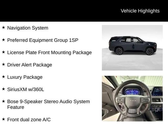 2024 Chevrolet Tahoe 4WD RST