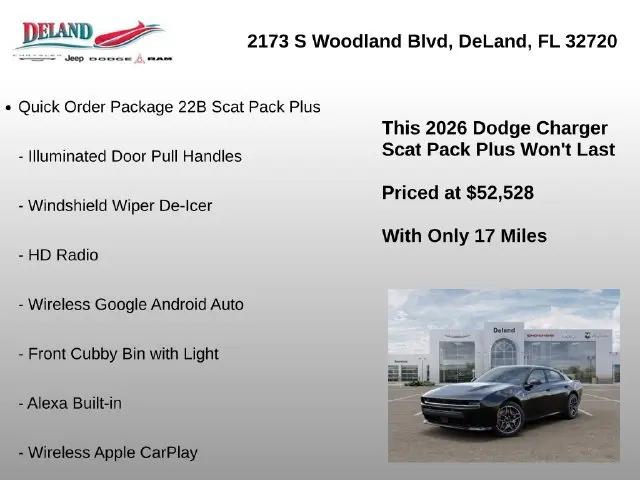 2026 Dodge Charger Scat Pack Plus 4-Door AWD
