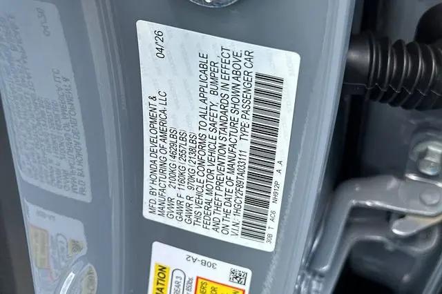 2026 Honda Accord Sedan Touring