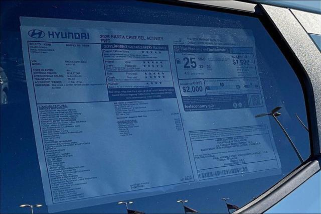 2026 Hyundai Santa Cruz SEL Activity