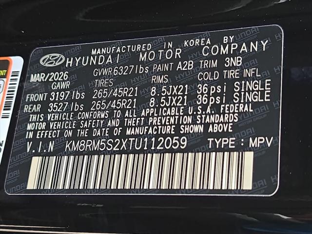 2026 Hyundai Palisade Calligraphy