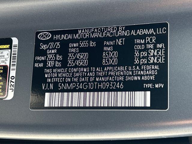 2026 Hyundai Santa Fe Hybrid Limited