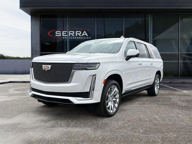 Crystal White Tricoat 2024 Cadillac Escalade ESV SUV / Crossover Four-Wheel Drive Automatic