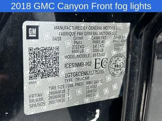 2018 GMC Canyon SLE