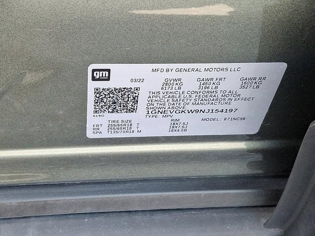 2022 Chevrolet Traverse AWD LT Cloth
