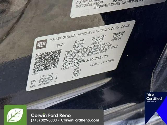 2024 GMC Sierra 1500 4WD Crew Cab Short Box Elevation with 3SB