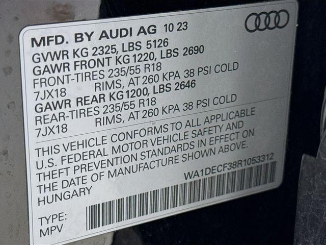2024 Audi Q3 Premium 45 TFSI S line quattro Tiptronic