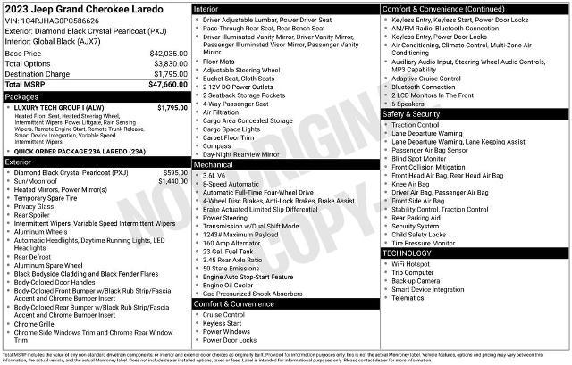 2023 Jeep Grand Cherokee Laredo 4x4
