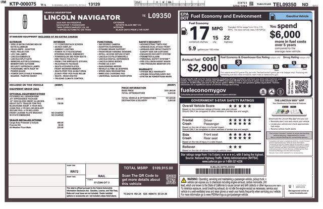 2026 Lincoln Navigator Reserve