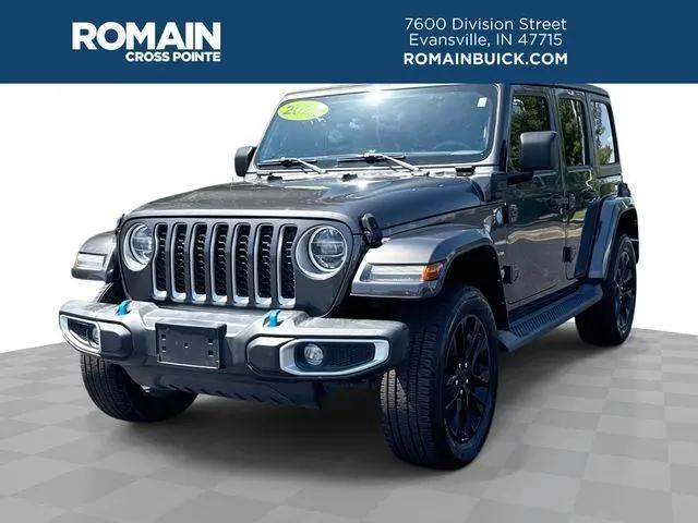 2022 Jeep Wrangler 4xe Unlimited Sahara 4x4 for sale in Evansville, IN
