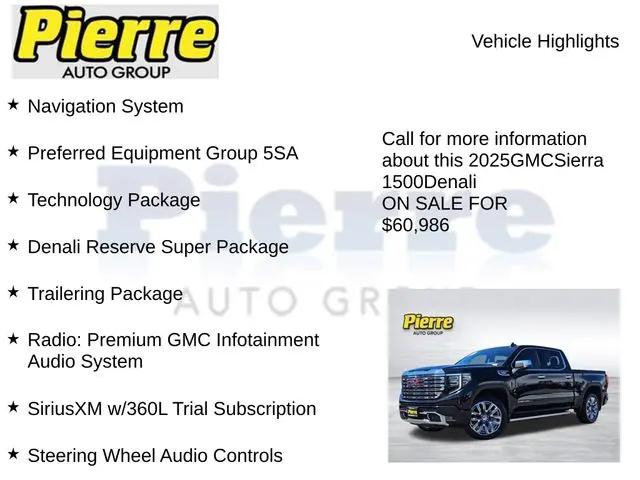 2025 GMC Sierra 1500 4WD Crew Cab Short Box Denali