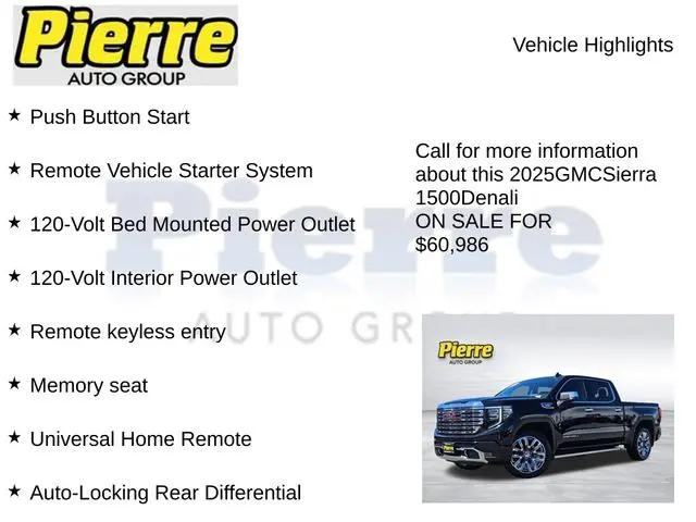 2025 GMC Sierra 1500 4WD Crew Cab Short Box Denali