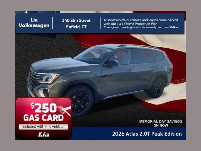 2026 Volkswagen Atlas Peak Edition for sale in Enfield, CT