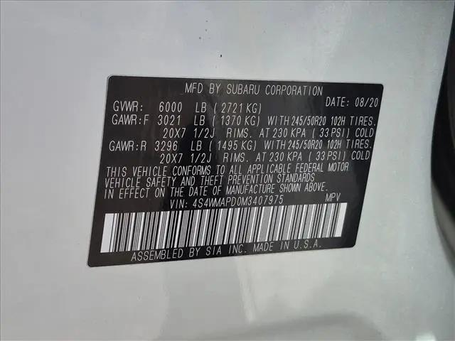2021 Subaru Ascent Limited