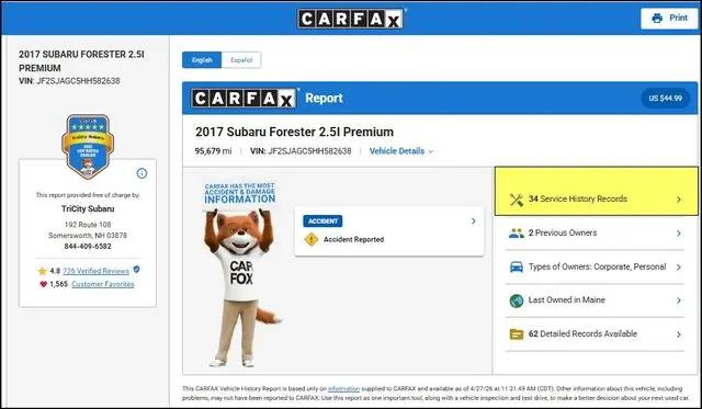 2017 Subaru Forester 2.5i Premium
