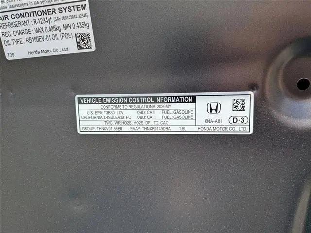 2026 Honda Accord Sedan SE
