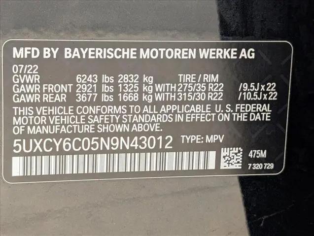 2022 BMW X6 xDrive40i