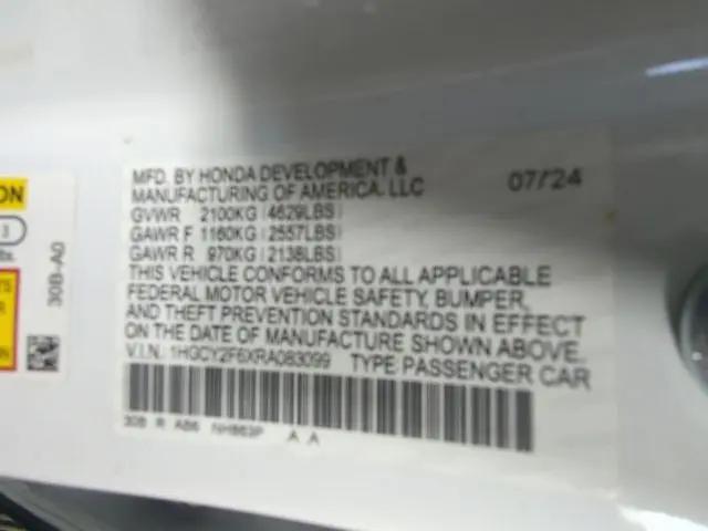 2024 Honda Accord Hybrid EX-L