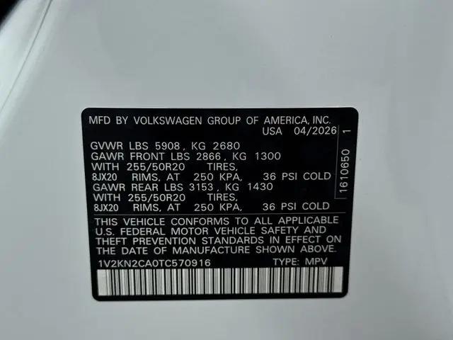 2026 Volkswagen Atlas SE with Technology