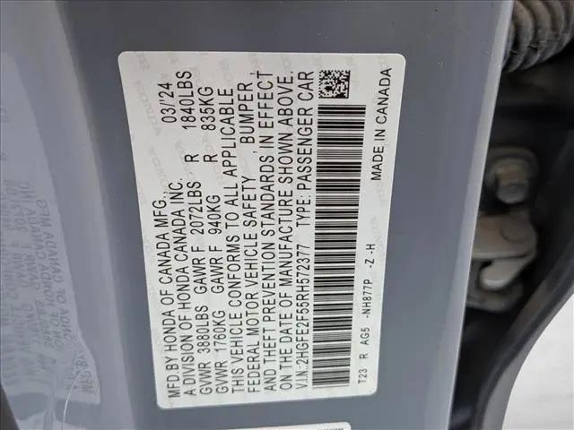 2024 Honda Civic Sport