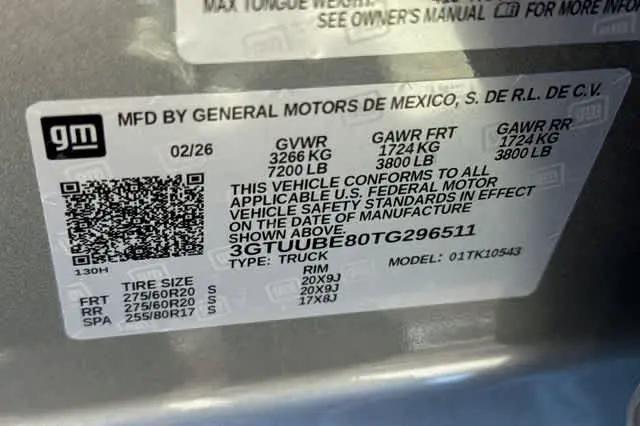 2026 GMC Sierra 1500 Crew Cab, Short Bed, SLE, 4WD