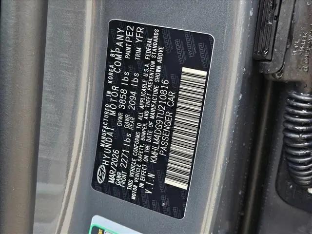 2026 Hyundai Elantra SEL Sport