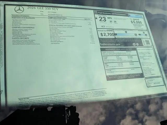 2026 Mercedes-Benz GLE GLE 350 GLE 350