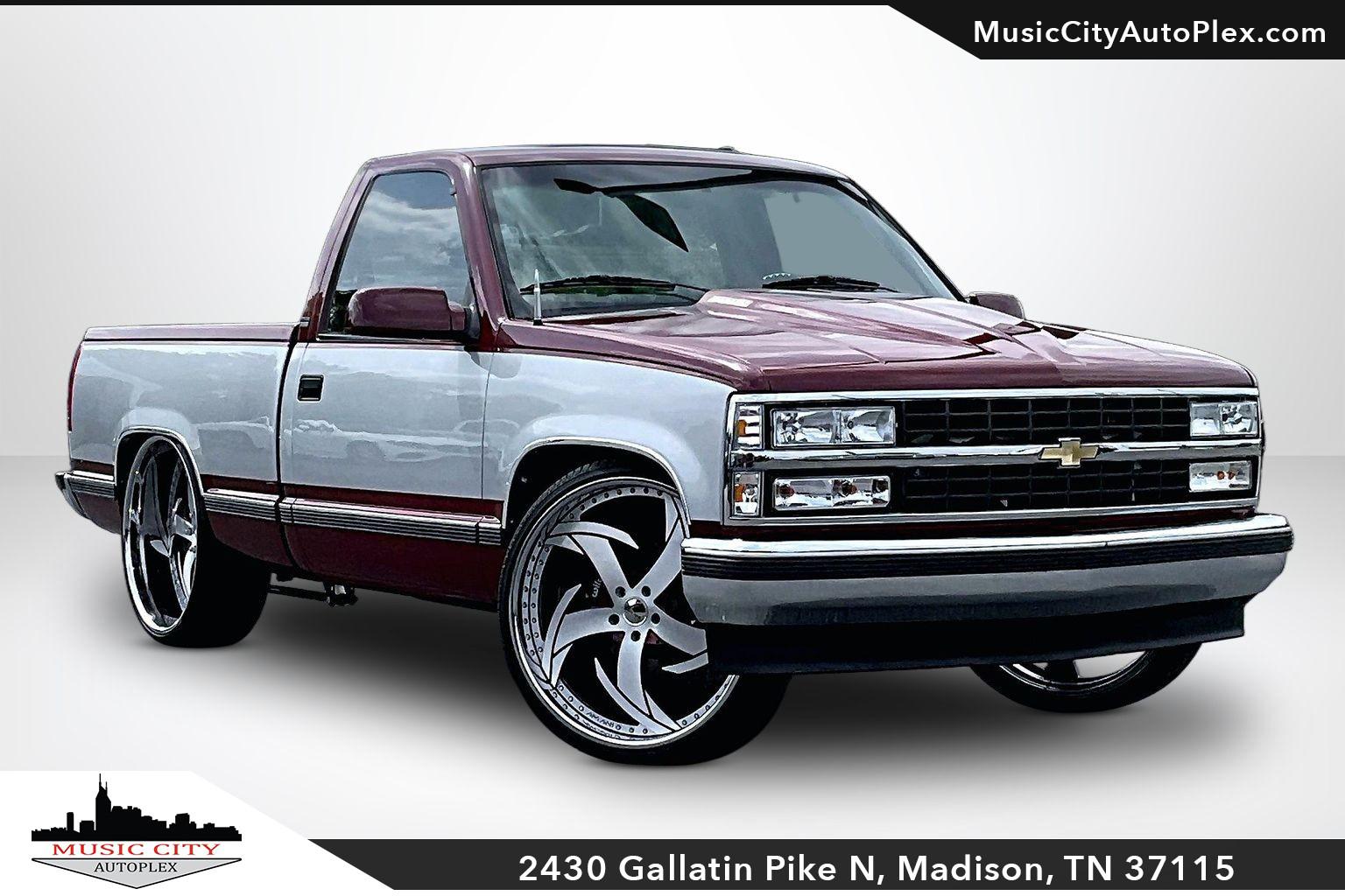 Red 1989 Chevrolet C/K 1500 Pickup Truck Automatic