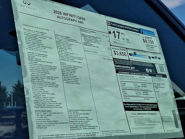 2026 INFINITI QX80 AUTOGRAPH AWD