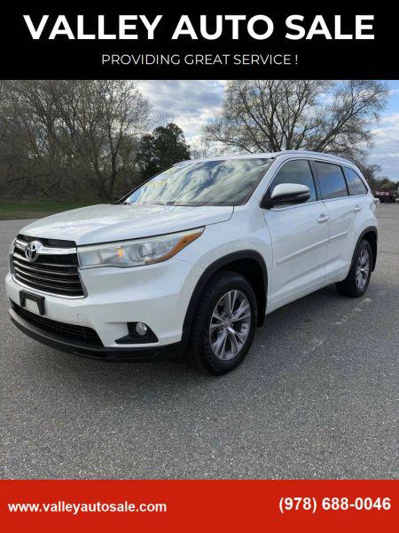 2015 Toyota Highlander XLE V6 for sale in Methuen, MA