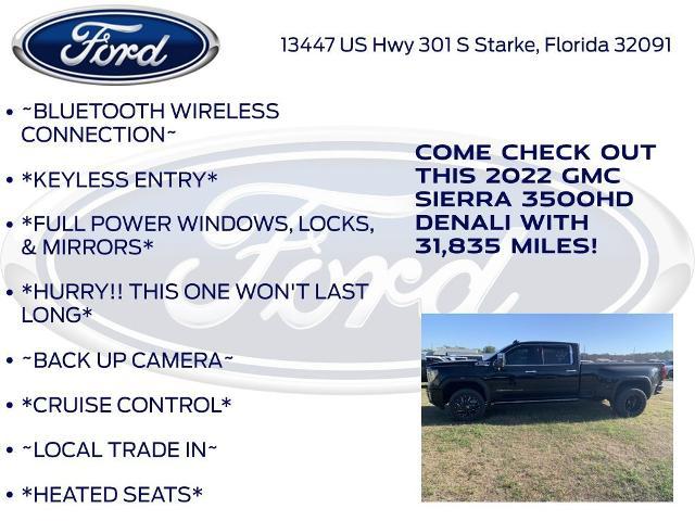 2022 GMC Sierra 3500HD 4WD Crew Cab Long Bed Denali