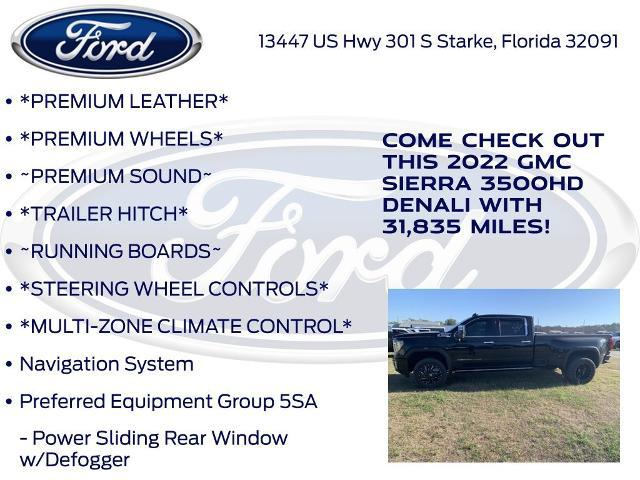 2022 GMC Sierra 3500HD 4WD Crew Cab Long Bed Denali