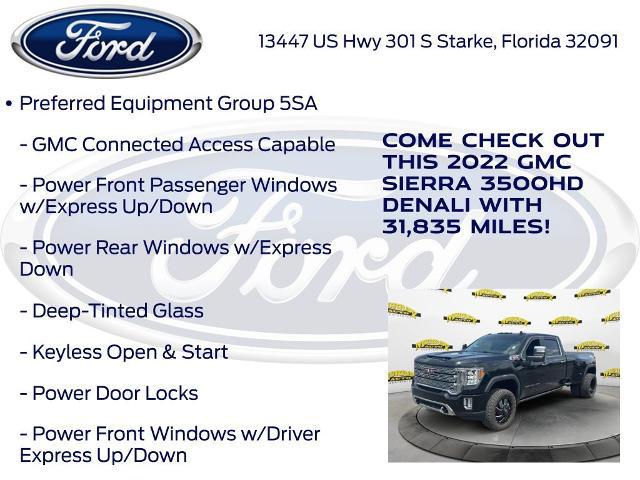 2022 GMC Sierra 3500HD 4WD Crew Cab Long Bed Denali