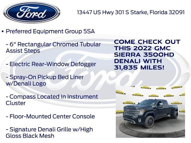 2022 GMC Sierra 3500HD 4WD Crew Cab Long Bed Denali