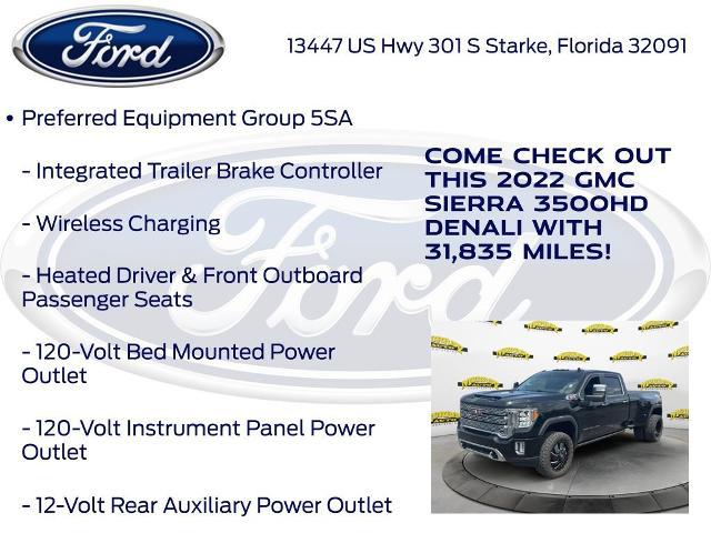 2022 GMC Sierra 3500HD 4WD Crew Cab Long Bed Denali