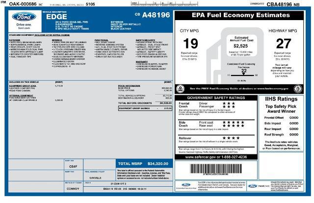 2012 Ford Edge SEL