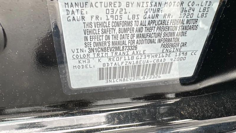 2021 Nissan Versa SV Xtronic CVT