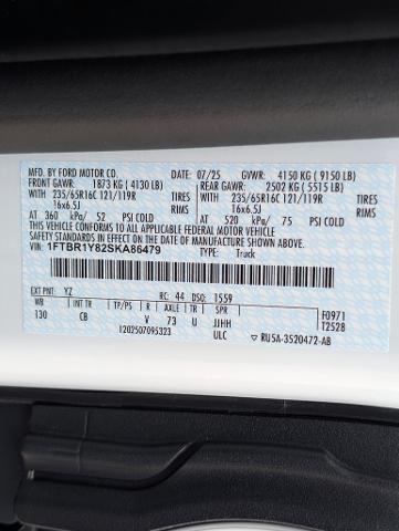 2025 Ford Transit Cargo Van Base