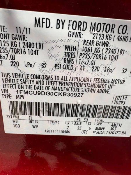 2012 Ford Escape XLT