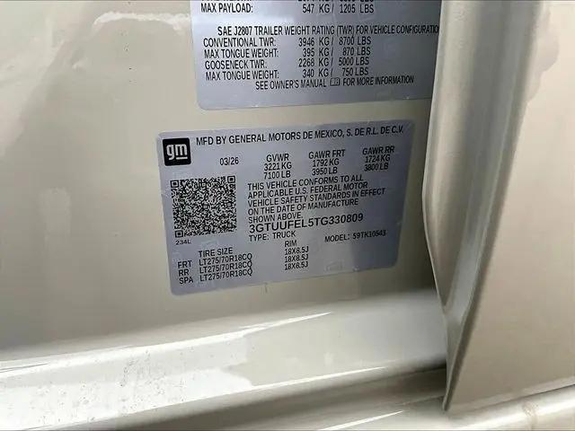 2026 GMC Sierra 1500 Crew Cab, Short Bed, AT4X, 4WD