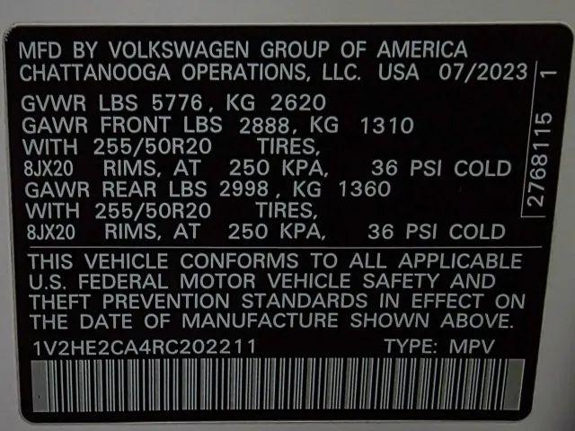2024 Volkswagen Atlas Cross Sport 2.0T SE w/Technology