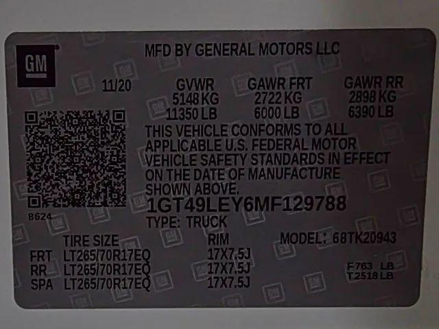 2021 GMC Sierra 2500HD 4WD Crew Cab Long Bed