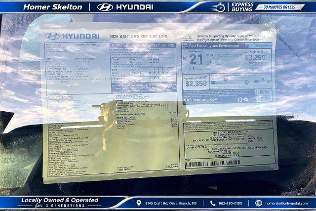 New 2026 Hyundai Santa Fe XRT For Sale in Olive Branch, MS